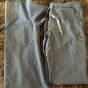 Heather Indigo scrub set